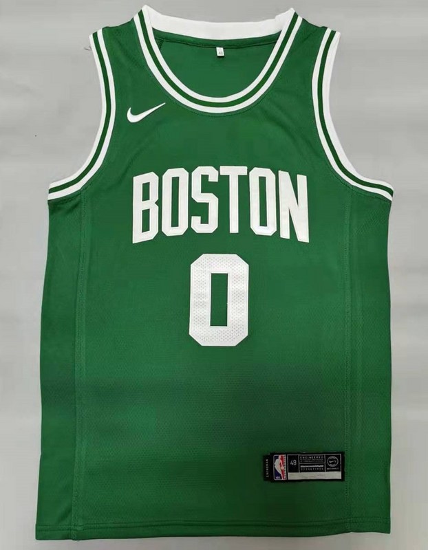 Men Boston Celtics #0 Tatum Green Nike 2025 NBA Jersey style 7